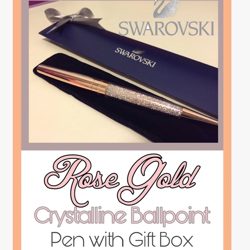 Swarovski Crystalline Ballpoint Pen in Rose Gold